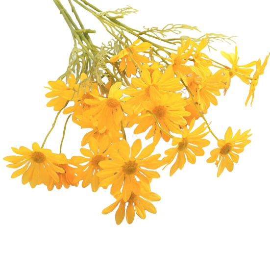 5 Heads Artificial Flower UV Resistant Silk Colorful Fake Flower Decor Handcraft