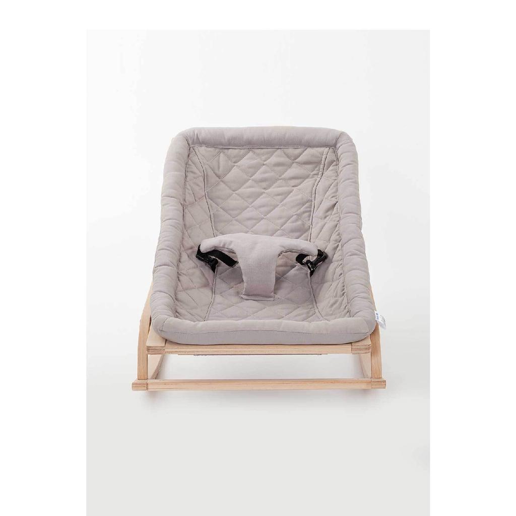 Рюкзак-кенгуру со ступенькой из натурального дерева - бежевый