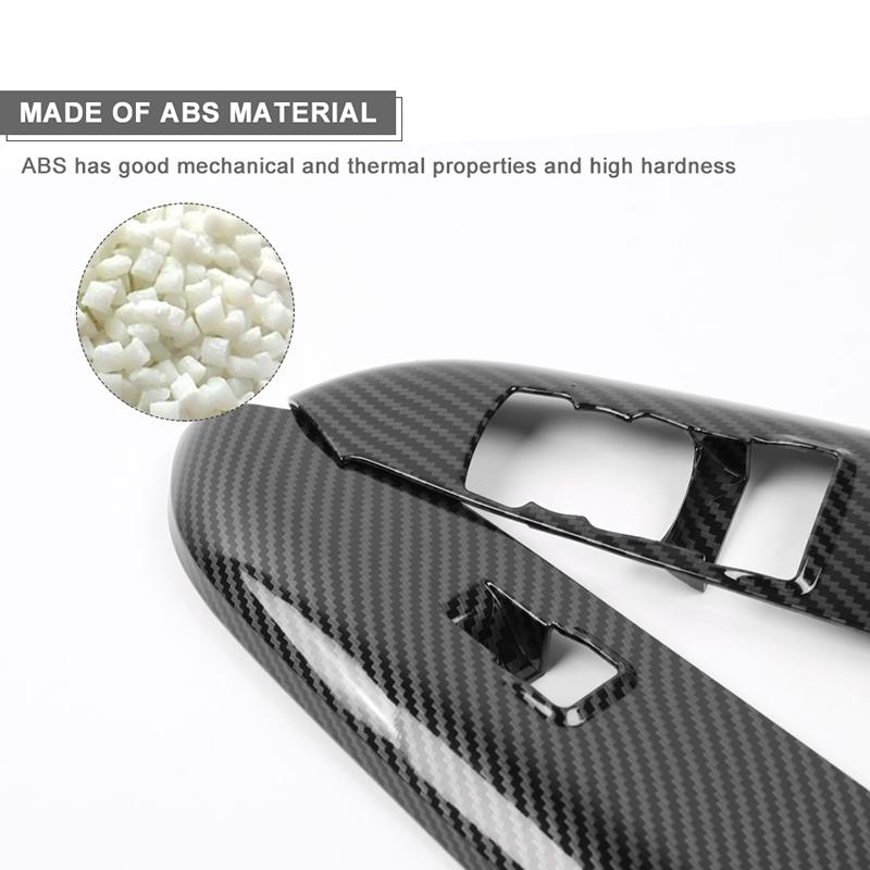 BAWA дверная ручка автомобиля, подлокотник, панель, кнопка переключения окна, декоративная рамка, накладка для Ford Mustang 2015 2016 2017 2018