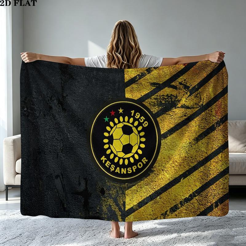 Keşanspor Print Flannel Blanket High Quality Warm Comfortable Cover for All Seasons Perfect for Gifts Home Decor