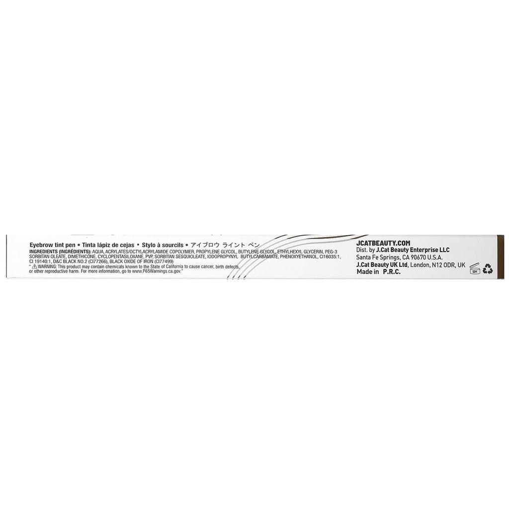 J.Cat Beauty Eyebrow Contouring 4-Tip Pen, ETP102 Brown, 1.5g (0.05oz)