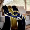 Angeles Rams Team  Blanket Outdoor Flannel Blanket for Camping, Hiking, Garden Parties, Picnic Essentials,gift for family and friends