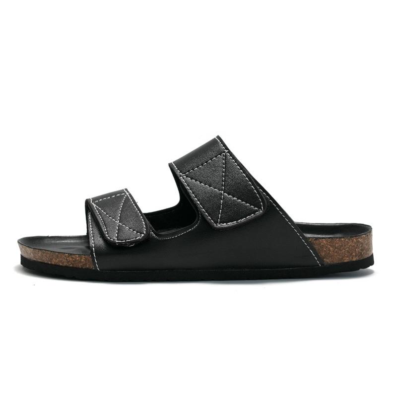 2026 New Women's Cork Slippers Outer Wear Student Beach Shoes Water Pine Shoes Cool Slippers Summer KWN
