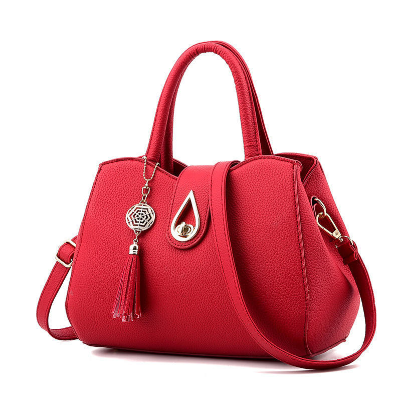 Women Leather Handbag Top-Handle Satchel Totes Bag CLE