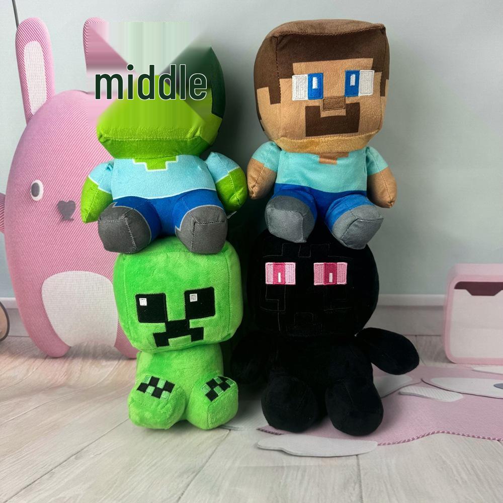 Плюшевые игрушки Minecraft: Стоящие куклы Стив, Крипер, Зомби для игровых автоматов [В наличии, Быстрая доставка]