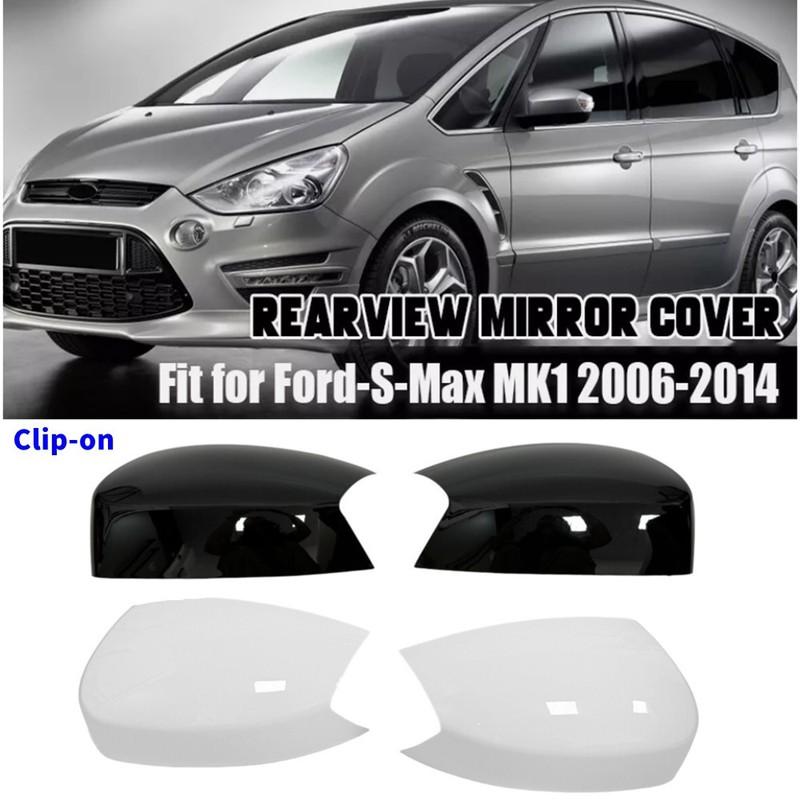 Для Ford S-MAX Galaxy C-Max 2006-2015 ABS Пластиковая Накладка на Зеркало Заднего Вида Боковое Зеркало Колпачок Крышка Корпус Двери Внешние Запасные Части
