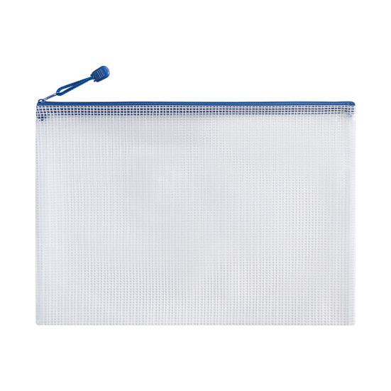 File Bag Large Capacity Storage A4 Files Stationery Carrying Case Transparent Visual Design Portable Document Organizer