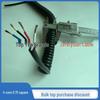 4-Core 0.75 sq PU Spring Cable, Pure Copper, Custom Length, Bright Surface