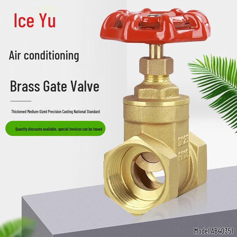 Bing Yu AB40351 Forged Brass Manual Gate Valve