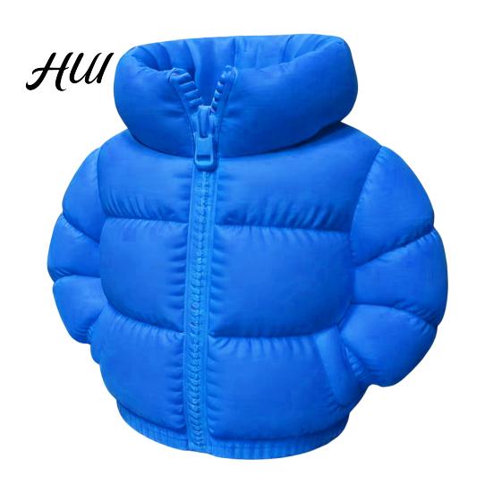 Durable Pen Cup Rainbow Down Coat Holder, 3D Printed Puffer Jacket Holder Desk Organizer, Creative Storage for Stationery And Brushes Student