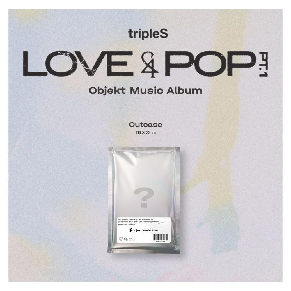 [Предзаказ] tripleS LOVE&POP pt.1 K-pop Альбом Фотокарточка Официальный Objekt Музыкальный Альбом Версия