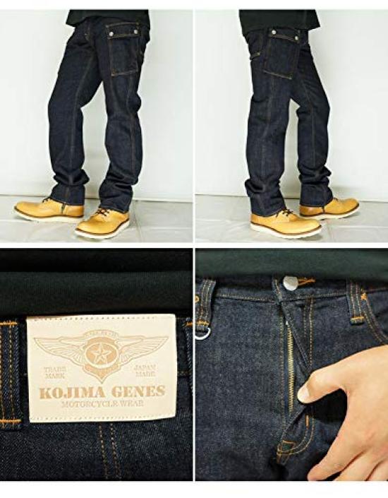 Kojima Jeans 13 унц Деним Карго Сделано Брюки, Япония, Мужские, RNB-1127A-Индиго-42