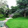 Automatic Lawn Sprinkler 15 Holes Design 4 Modes Adjustable Leak Resistant Simple Installation Garden Yard Water Sprinkler