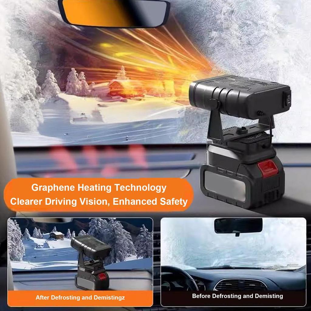 Портативный обогреватель Yanmis, 170 Вт, Автомобильный обогреватель-отладчик, Беспроводной вентилятор с подогревом,