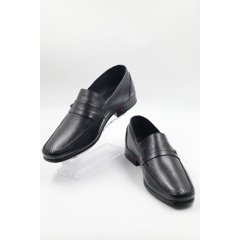 Мужские классические повседневные туфли из натуральной кожи с внутренней и внешней отделкой черного цвета с завязками