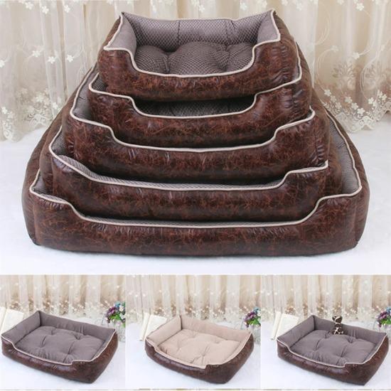 Large Pet Dog Puppy Cat Bed Cushion Soft Washable Pet Bed Winter Warming Dog House Material Pet Nest Kennel PlushDog Beds House