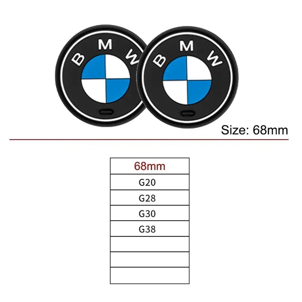 -Car Coaster Water Cup Bottle Holder Anti-slip Pad Mat for BMW E60 E70 E82 E88 E90 E92 F01 F10 F30 G01 G20 G21 G30 G11 F15 X5 X3