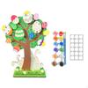 3D Wooden Easter Egg Tree Craft Kit Decoration for Kids Collectible Crafting Handmade
