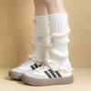 Bow Children's Sock Covers Knitted Warm Leg Warmers Sweet Knitted Sock