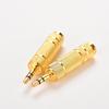 Стерео 3,5 мм штекер на 6,35 мм гнездо аудио микрофонный адаптер конвертер