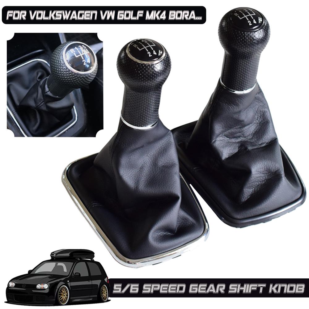 12 мм для Volkswagen VW Golf 4 IV MK4 GTI R32 Bora Jetta 5/6 скоростей, черная рамка, ручка переключения передач, рычаг переключения передач, гетры для ботинок