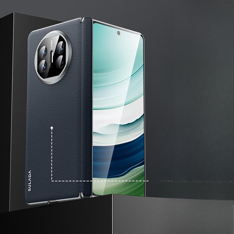 Suitable for Huawei MateX5 Mobile Phone Case Spring Hinge Huawei Anti-fall Magnetic Suction Full-inclusive Business Men and Women Leather Case