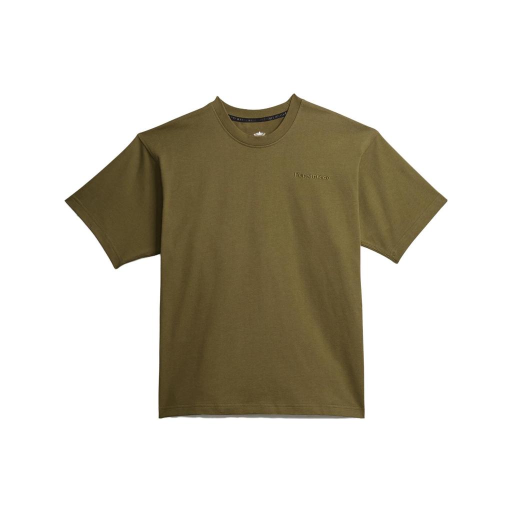 Adidas Pharrell Williams Basics Shirt T Shirt Unisex Green HB8814