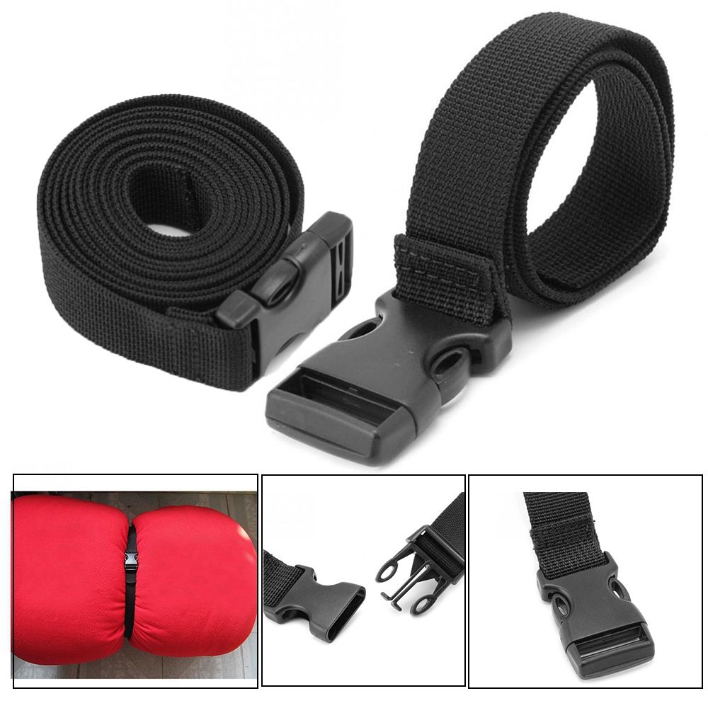 Camping Tool Sleeping Bag Tighten Travel Tied Kits Nylon Cargo Tie Down Luggage Holder Belt Strap