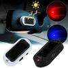 Автомобильная солнечная противоугонная светодиодная сигнальная лампа, поддельная беспроводная охранная сигнализация, аналоговая автомобильная охранная лампа, имитация мигающей лампы предостережения