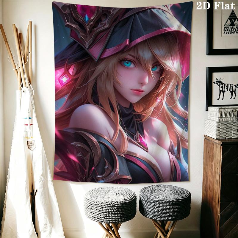 Yu-Gi-Oh! Wall Tapestry Aesthetic Wall Hanging Printed Fabric Blanket Decorative Tapestries for Bedroom Living Room Home Decor