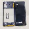 Средняя рамка корпуса для Samsung Galaxy M51 M515F Задняя крышка аккумулятора Панель Крышка Задняя дверца С объективом камеры