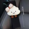 2pcs  Cartoon Bow Cloud  Seatbelt Shoulder Protector Cartoon Creative Car Seat Belt Shoulder Pad Protector Interior Accessories