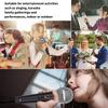 XLR Microphone with XLR To 1/4 Inch Cable Audio Connection Handheld Microphone Suitable for Stage Karaoke Singing and Recording