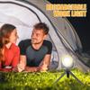 Rechargeable Work Light RGB Portable Work Light Solar Charging Magnetic Multi-mode Waterproof Lamp For Car Job Site Outdoor