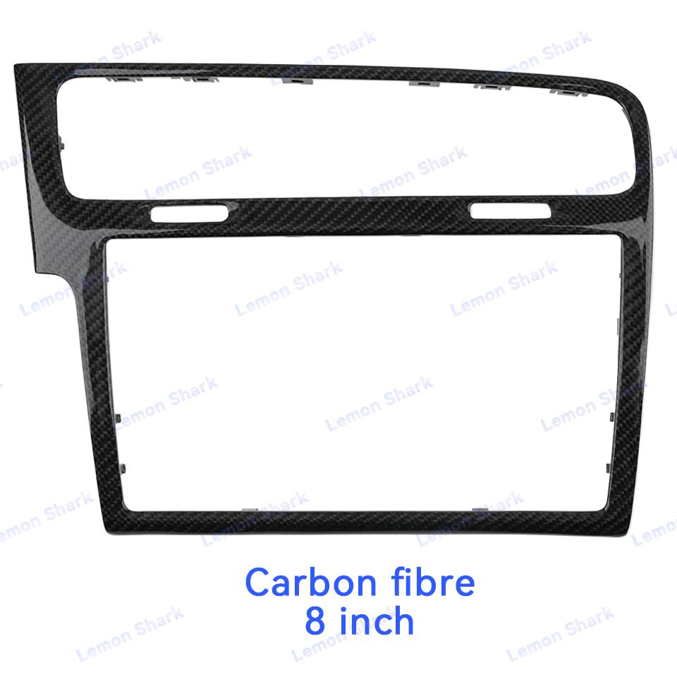 MIB Radio Frame for VW Golf 7 7.5 MK7 MK7.5 LHD 8 INCH 9.2 INCH Panel Piano Black Decorative Inner Trim Screen Bezel
