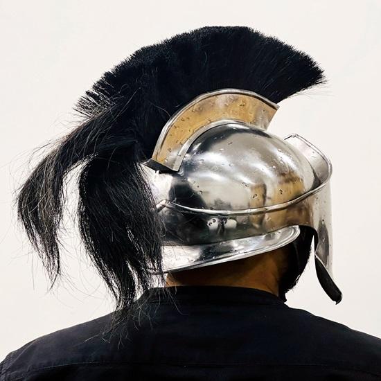 300 Spartan Helmet Silver Medieval Steel Helmet With Inner Liner Best Gift For Him