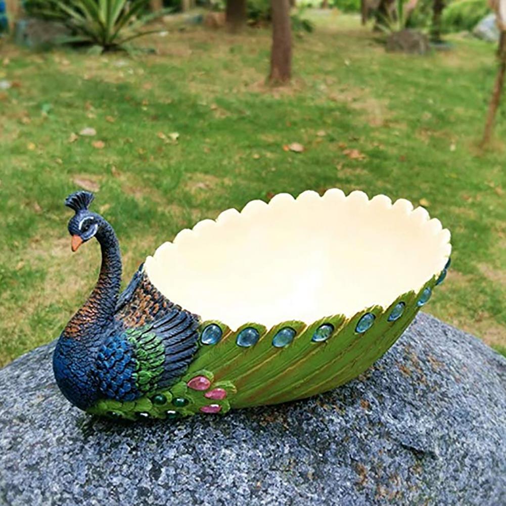 Handmade Resin Peacock Succulent Planter Pot Cactus Planter Flower Pot Container Vintage Decorative