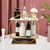 Bathroom Counter Organizer Cosmetic Storage Rack Perfume Display Stand Shower Shelf Vanity Tray for