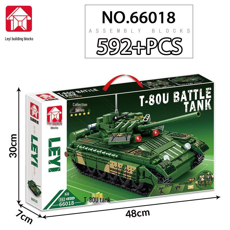 Yueyi Challenger Танк 66018T80U Военная серия Конструктор