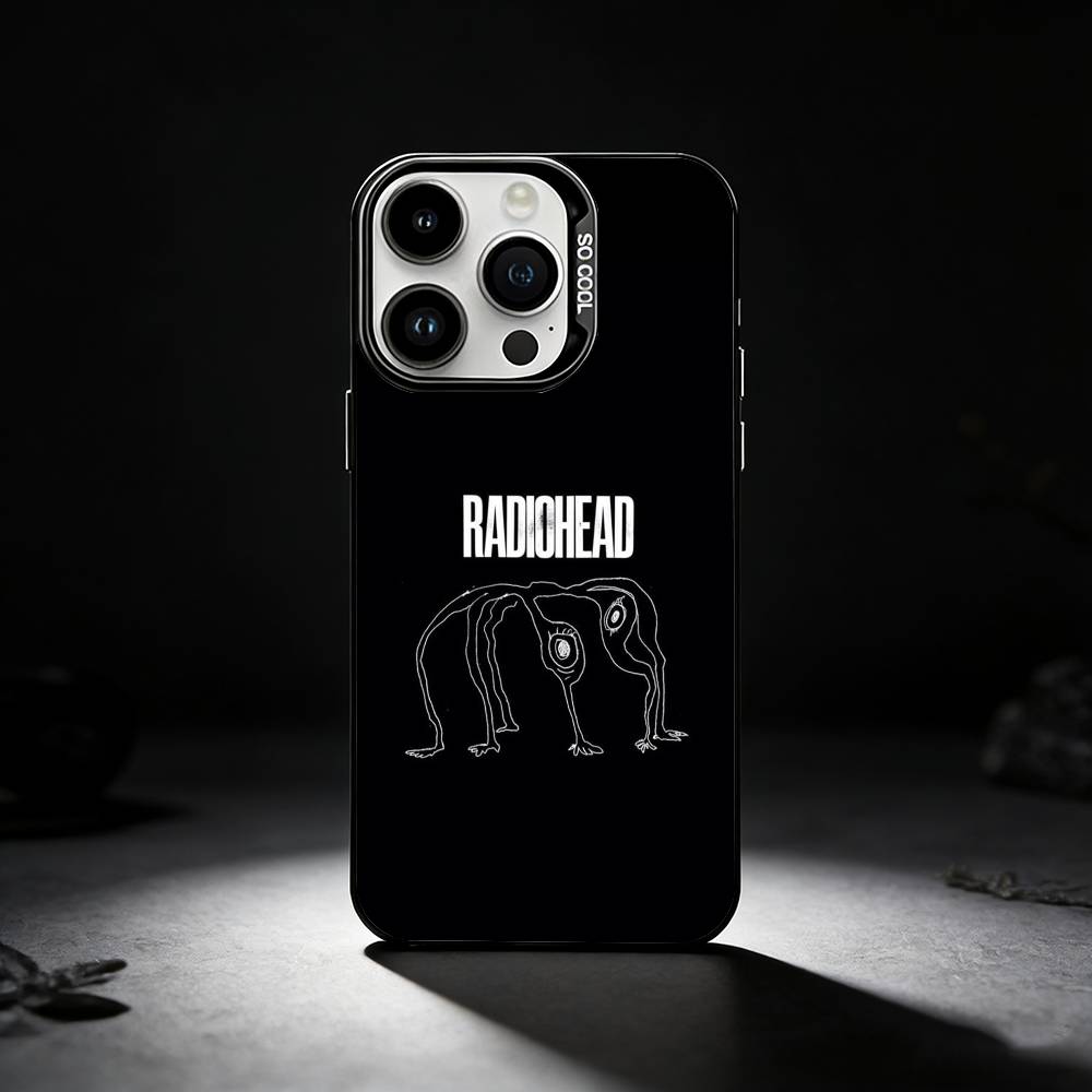 Классический чехол для телефона R-Radiohead Rap Band для iPhone 17,16,15,14,13,12,11 Plus,Pro Max,XS,Цветной серебристый чехол для телефона