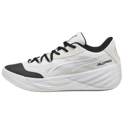 Мужские кроссовки PUMA All Pro Nitro Coverage Rebound Низкие Баскетбольные кроссовки Мужские Белый Черный