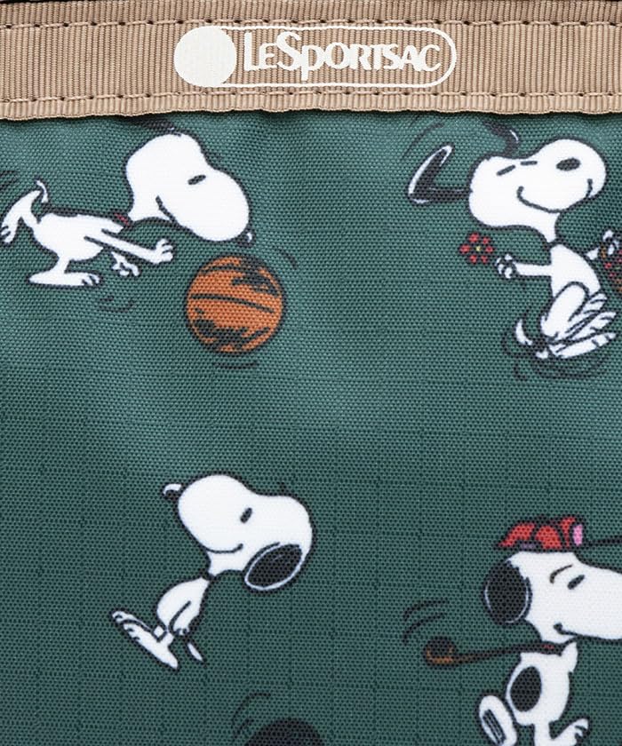 Официальная сумка-тоут BUCKET Snoopy and Woodstock Green [LeSportsac] TOTE/1116 Женская