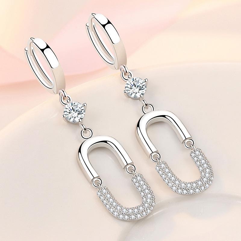 Lindon Zircon Copper Alloy Earrings Drop Earrings For Women Wedding Party Gifts