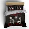 Måneskin Band Stars Design Bedding Duvet Cover Set Duvet Cover Pillowcases  (1*Duvet Cover 2*Pillowcases, without duvet insert)