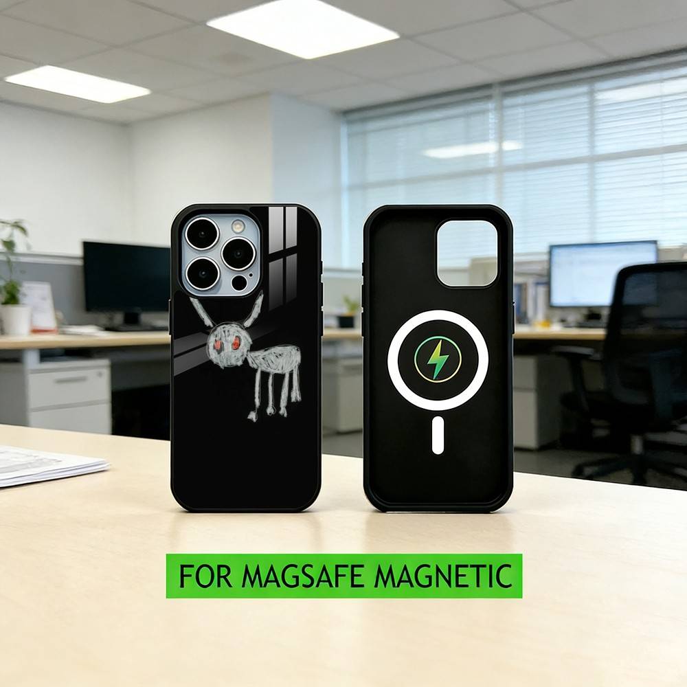 Drak-K Phone Case For iPhone17,16,15,14,13,12,11 Plus,Pro Magnetic with Magsafe Wireless Charging