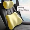 Автомобильный подголовник для шеи с эффектом памяти, автомобильная подушка для шеи, защитная поясничная поддержка спины, дышащая подушка-подушка для спины, снимающая стресс