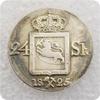 Старинные ремесла Норвегия Реплики серебряных долларовых монет (1825/27/30/34/35/36)
