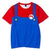 Summer Round Neck 3D Super Mario Printed T-shirts Fashionable Casual Short Sleeved Children's Boy and Girl Kids Unisex T-shirts