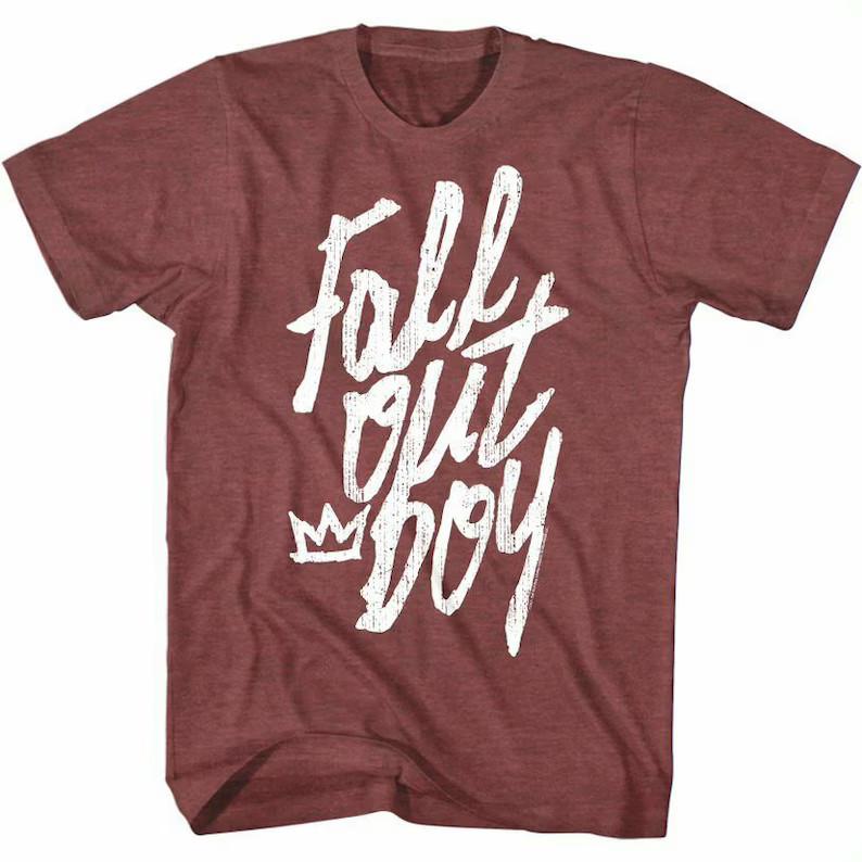 Мужская футболка Fall Out Boy Мужская футболка с логотипом-короной FOB