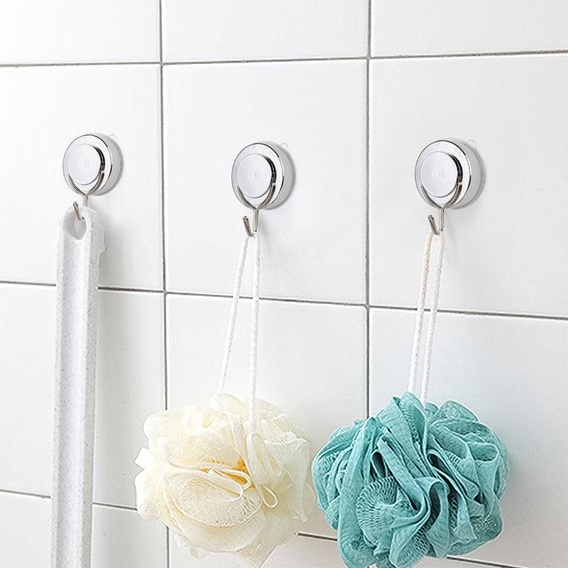 Strong Self Adhesive Door Wall Hangers, Suction Hooks, Heavy Load Rack, Cup Sucker for Kitchen, Bathroom, New, 1Pc